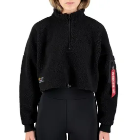 Alpha Industries Damen Teddy ZH Sweater COS Wmn black