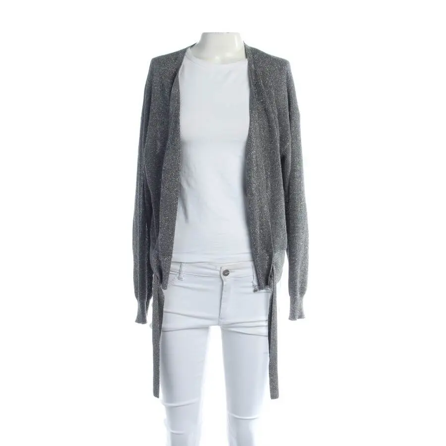 Strickjacke S Silber